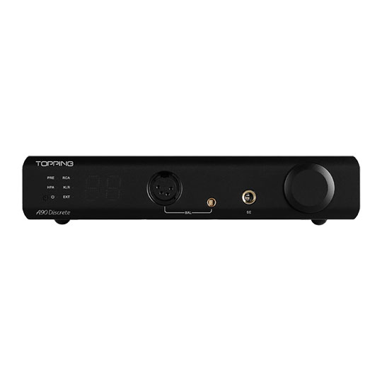 Topping - A90D, Desktop Headphone Amplifier - Black