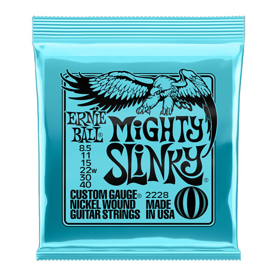 Ernie Ball Mighty Slinky 8.5-40 Gauge Electric Guitar Strings