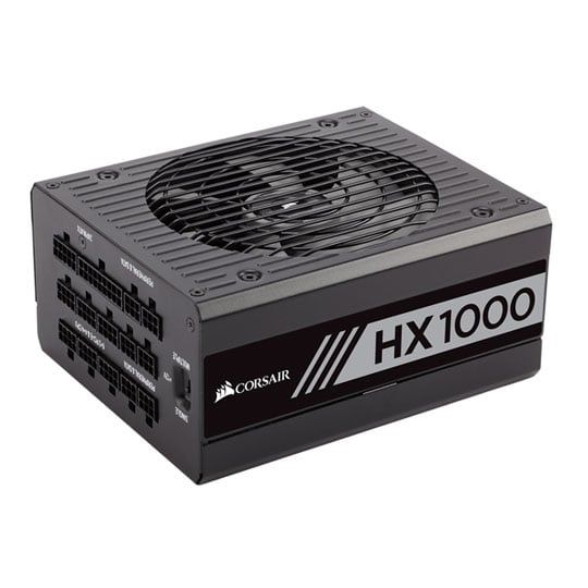 Corsair HX1000 Fully Modular 80PLUS Platinum Power Supply/PSU Refurbished