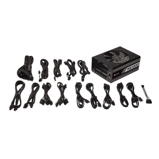 CORSAIR HX1200 Fully Modular 80PLUS Platinum Power Supply/PSU Refurbished : image 4