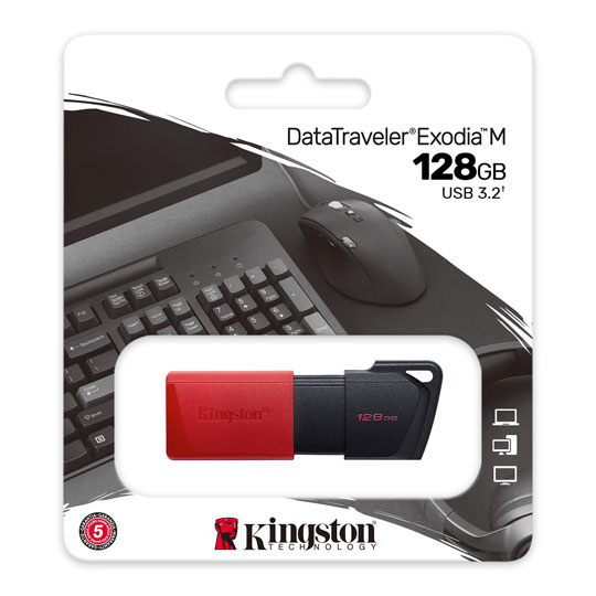 Kingston 128GB USB3.2 DataTraveler Exodia M Pen Drive : image 3