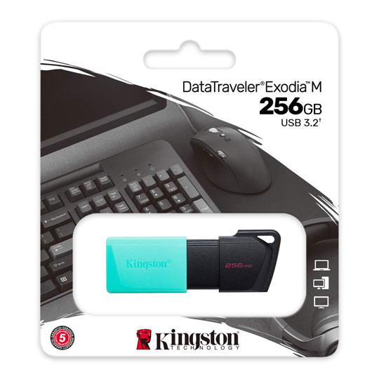 Kingston 256GB USB3.2 DataTraveler Exodia M Pen Drive : image 3