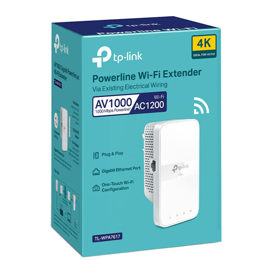 tp-link AV1000 Gigabit Passthrough Powerline Extender