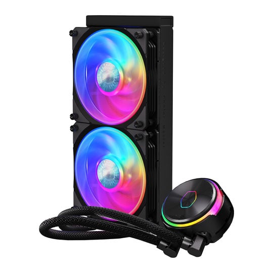 CoolerMaster MasterLiquid PL240 Flux ARGB All In One Liquid CPU Cooler