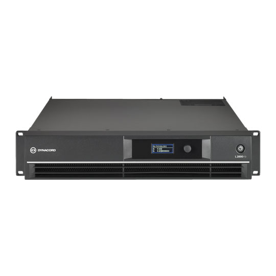 Dynacord - L2800FD-UK DSP 2 x 1400 w Power Amplifier For Live Performance Applications