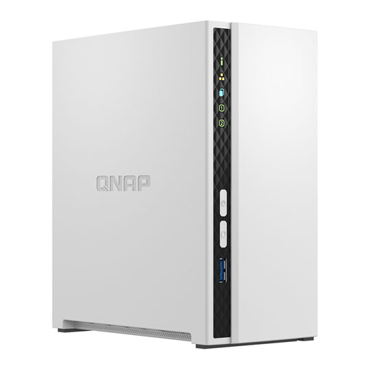 QNAP TS-253E-8G – NAS Server A 2 Baie Per Archivio E Backup, Processore Intel, 8GB RAM