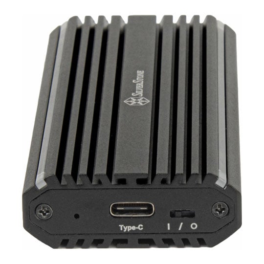 SilverStone SST-MS13 RGB M.2 NVMe SSD USB-C External Enclosure