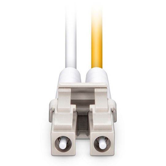 0.5m (1.6ft) LC UPC to LC UPC Duplex OM4 Multimode PVC (OFNR) 2.0mm Fiber Optic Patch Cable : image 3