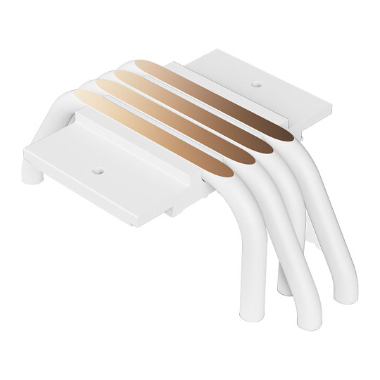 NZXT T120 RGB White Intel/AMD CPU Cooler with 120mm RGB Fan : image 4