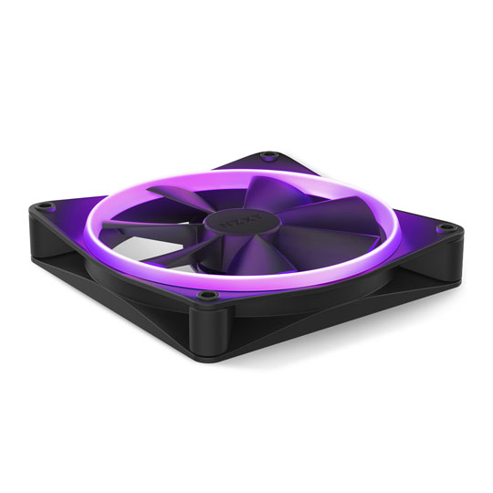 NZXT F140 RGB 140mm PWM High Airflow Fan Twin Pack - Black : image 4