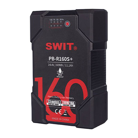 SWIT PB-R160S 160Wh Waterproof IP54 Robust Heavy-Duty V-Mount Battery
