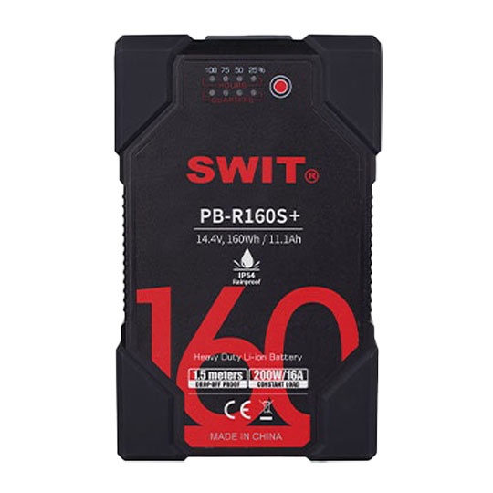 SWIT PB-R160S 160Wh Waterproof IP54 Robust Heavy-Duty V-Mount Battery