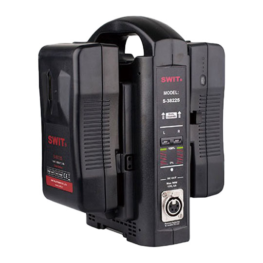 SWIT S-3822S  2Ch 3A Fast Simultaneous Charger - V-Mount : image 2