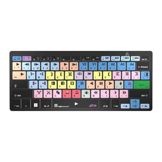 Logickeyboard Avid Media Composer Mini Bluetooth Mac Keyboard