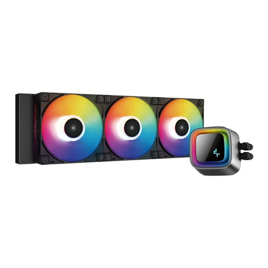 DeepCool LS720 ARGB AIO Liquid/Water 360mm CPU Cooler Black : image 1