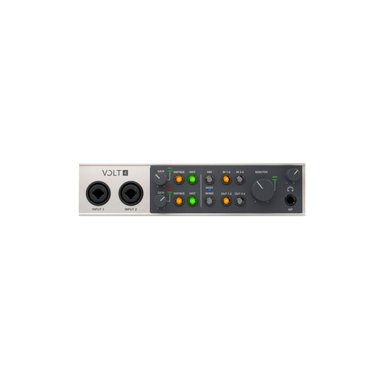 Universal Audio Volt 4 Native software bundle included (Mac/PC)