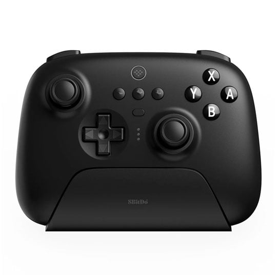 8BitDo Ultimate Wireless Bluetooth Controller with Charging Dock for Nintendo Switch and PC Black LN128928 RET00316 SCAN UK
