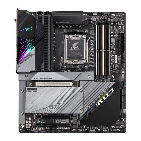 Gigabyte AMD X670E AORUS MASTER DDR5 E-ATX Motherboard : image 2