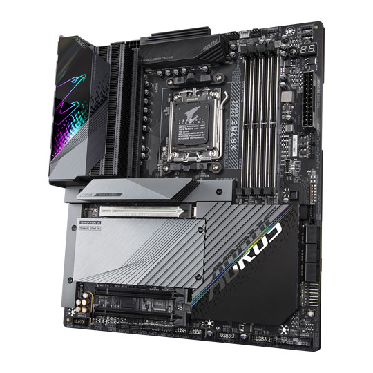 Gigabyte AMD X670E AORUS MASTER DDR5 E-ATX Motherboard : image 3