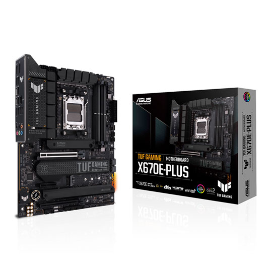 ASUS AMD Ryzen TUF GAMING X670E PLUS AM5 DDR 5 PCIe 5 ATX Motherboard LN129132 SCAN UK