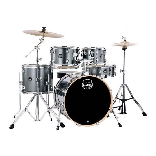Mapex Venus 5 Piece Fusion Drum Kit - Steel Blue Metallic