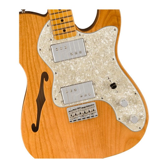Fender American Vintage II 1972 Telecaster Thinline - Aged Natural : image 3