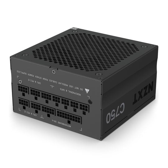 NZXT C-Series 750 Watt 80+ Gold Operation: Ghost Fully Modular PSU/Power QUIET Supply