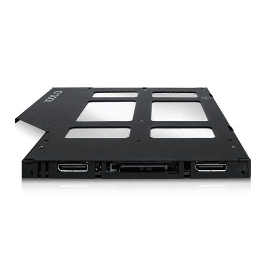 ICY DOCK ToughArmor MB852M2PO-B 2 Bay M.2 NVMe SSD PCIe 4.0 Mobile Rack Enclosure : image 4