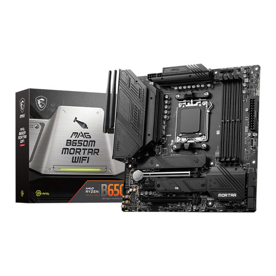MSI AMD B650M MORTAR WIFI microATX Motherboard LN129283 - MAG
