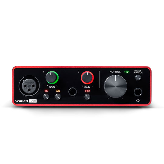 (Open Box) Focusrite Scarlett Solo 3rd Gen Pro Audio Interface : image 3