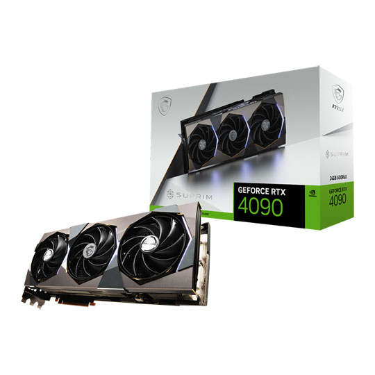 MSI NVIDIA GeForce RTX 4090 24GB SUPRIM X Ada Lovelace Graphics Card : image 1