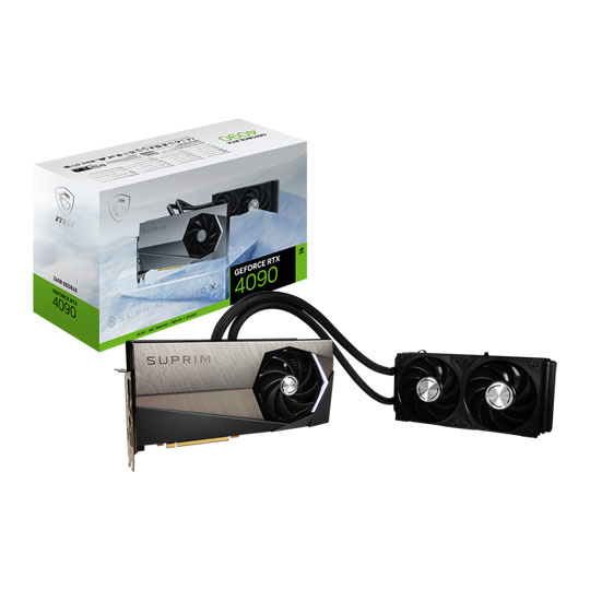 MSI NVIDIA GeForce RTX 4090 24GB SUPRIM LIQUID X Ada Lovelace Graphics Card : image 1