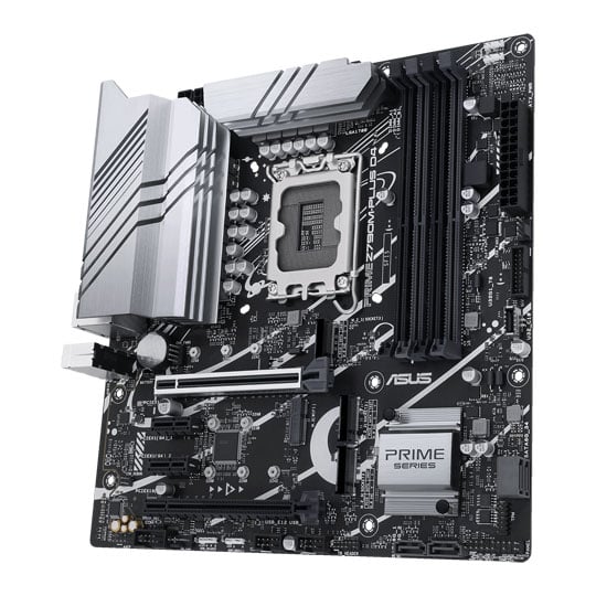 ASUS PRIME Z790M-PLUS D4 DDR4 PCIe 5.0 MicroATX Motherboard : image 3