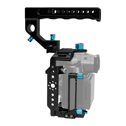 Kondor Blue Panasonic LUMIX GH6 Cage With Top Handle (Raven Black)