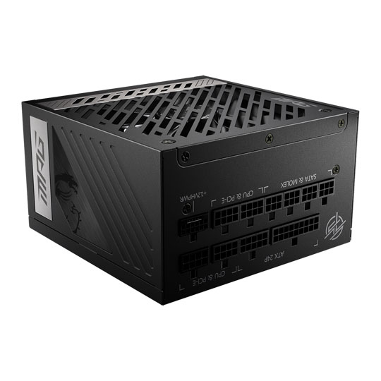 MSI MPG A1000G Full Modular PCIe 5.1 1000W 80+ GOLD Compact Power Supply/PSU ATX3.1