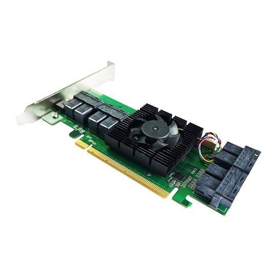 HighPoint Rocket 1180 8-Port PCIe 3.0 x4 HBA : image 3