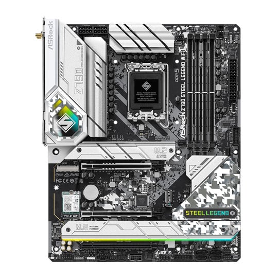 ASRock Intel Z790 Steel Legend Wifi PCIe 5.0 DDR5 ATX Motherboard