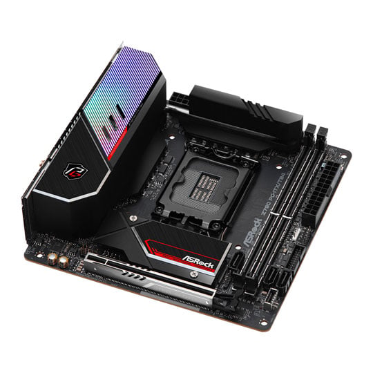 ASRock Intel Z790 PG-ITX/TB4 PCIe 5.0 DDR5 miniITX Motherboard : image 3