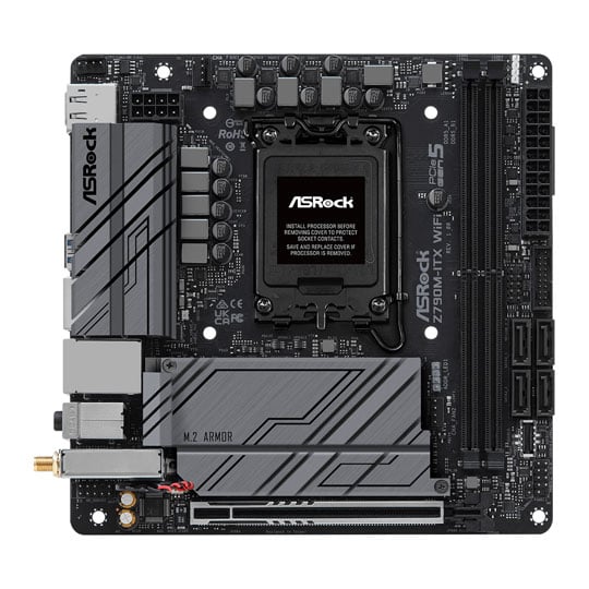 ASRock Intel Z790M-ITX WiFi PCIe 5.0 DDR5 mini-ITX Motherboard