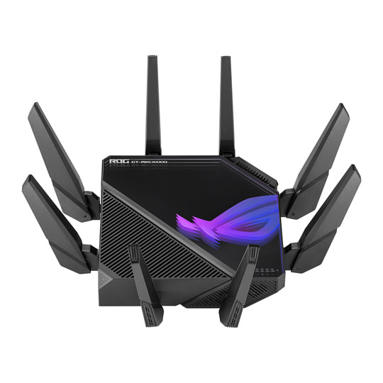 ASUS ROG Rapture Quad-Band GT-AXE16000 Gaming Router AiMesh Ready WiFi 6E 10GbE