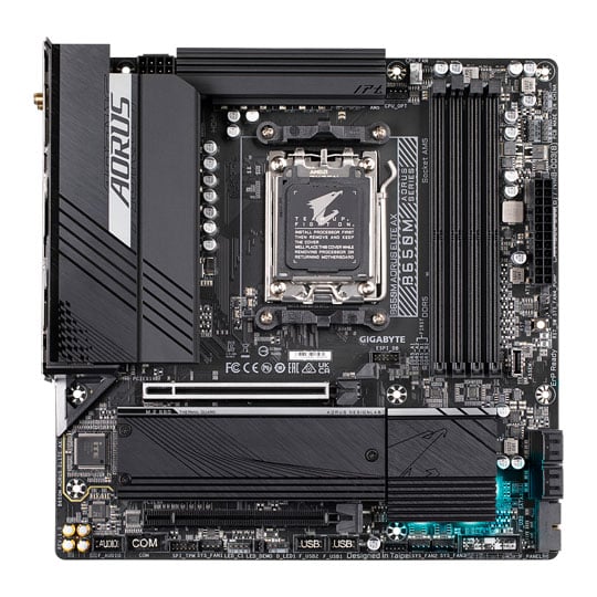 Gigabyte AMD B650M AORUS ELITE AX microATX Motherboard : image 2