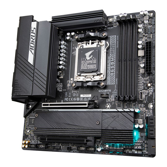 Gigabyte AMD B650M AORUS ELITE AX microATX Motherboard : image 3