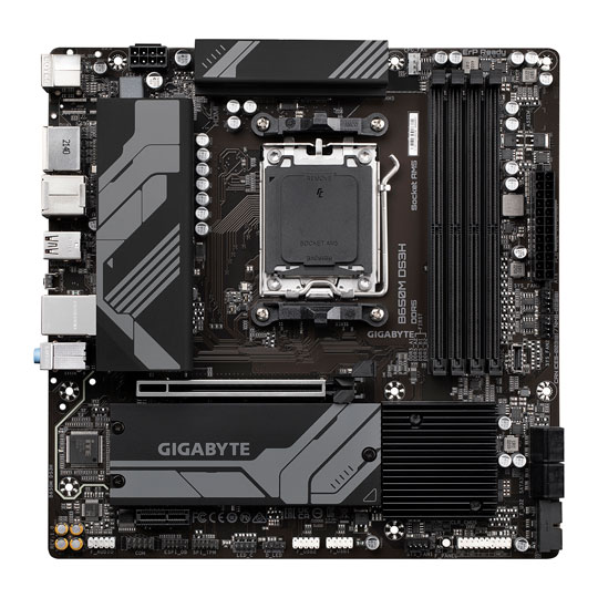 Gigabyte AMD Ryzen B650M DS3H AM5 microATX Motherboard