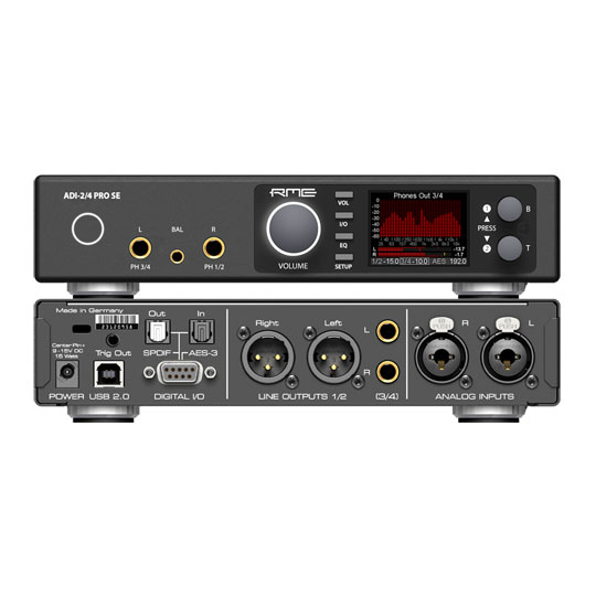 RME ADI-2/4 Pro SE High-End AD/DA Converter & Headphone Amplifier