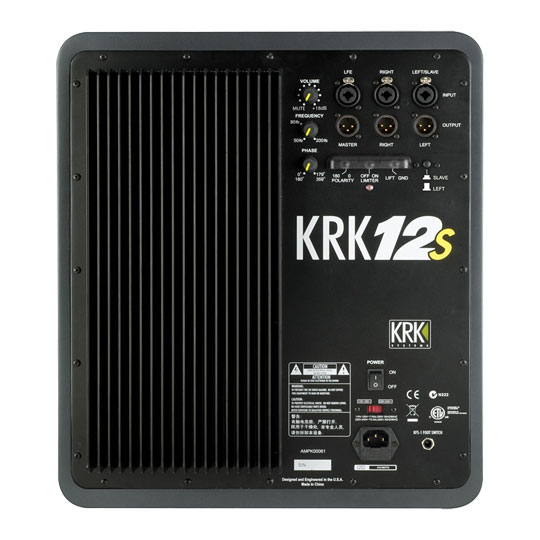 KRK - 12sHO, 12"" High Output Powered Studio Subwoofer