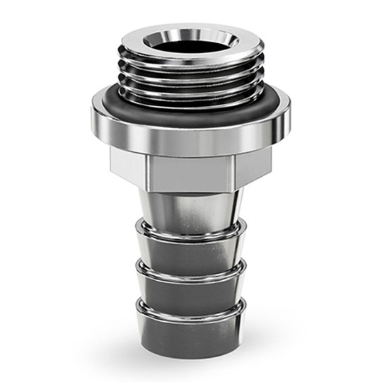 ekwb EK-Pro Barb Fitting 10mm G1/4 Nickel : image 2