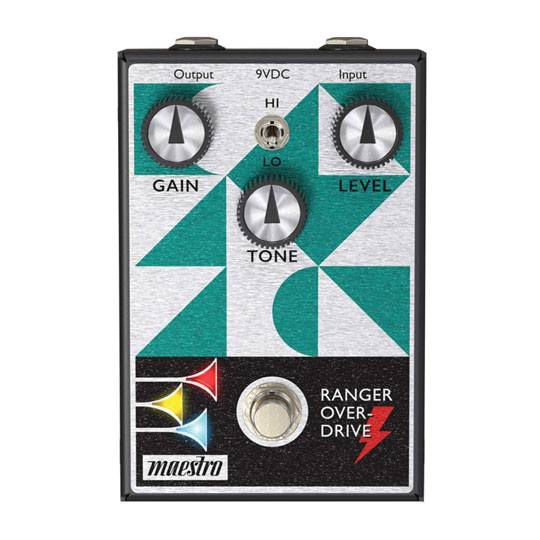 Maestro Ranger Overdrive Effects Pedal