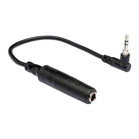 Hosa - 1/4 in TRS to Right-Angle 3.5mm TRS Headphone Adapter : image 4