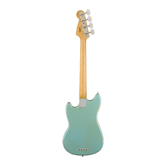 Fender JMJ Road Worn Mustang Bass - Faded Daphne Blue LN130431