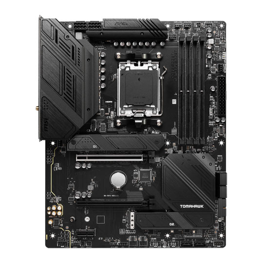 MSI MAG B650 TOMAHAWK WIFI + AMD Ryzen 7 7700X CPU Bundle LN130452